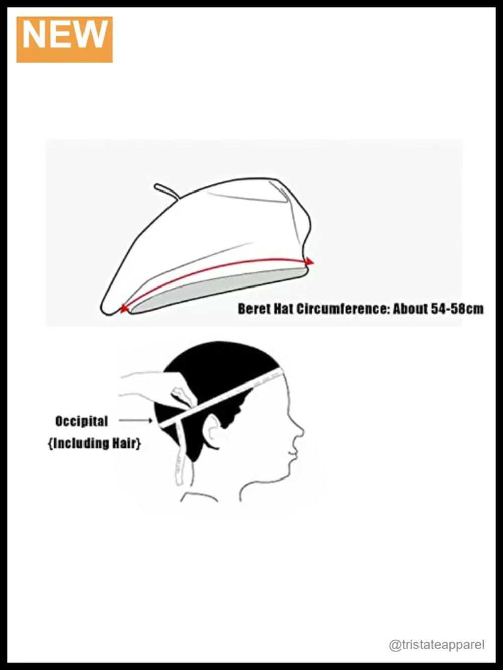 Women's Adjustable Solid Beret Hat French Style